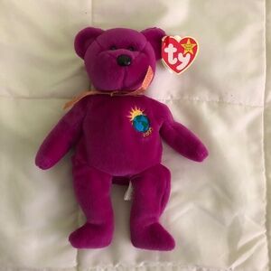 TY Beanie Baby Millennial Bear Jan 1, 1999